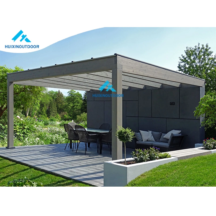 Electric Canopi Bois Bioclimatique Bioclimatica SPA Gazebo