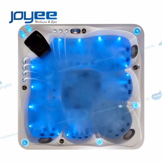Joyee Luxury 5 Person Backyard Acrylic Freestand Hot Tub Cold Winter Use Outdoor SPA Tub