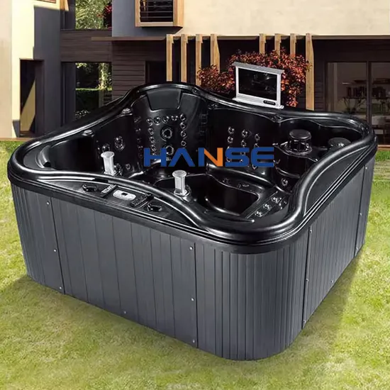 Bañera acrílica Sunrans, bañera de hidromasaje, masaje, natación, SPA, piscina para 6 personas al aire libre, alta calidad, lujo, Hydro USA Balboa, bañera de hidromasaje para patio trasero