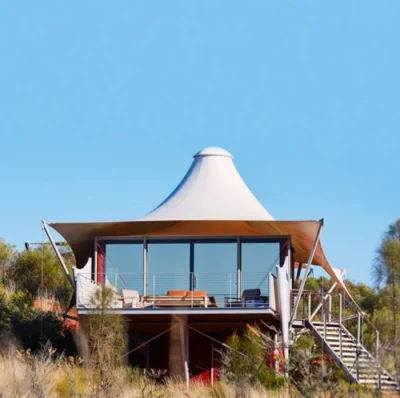 Gazebo automático del arco del SPA de las pérgolas del diseño impermeable del jardín Gazebo de aluminio del tejado con persianas